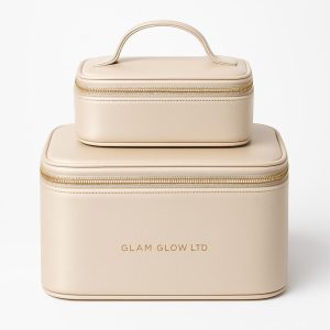 Champagne Satin Beauty Case
